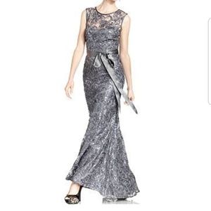 Sleeveless Sequin Mermaid Gown 